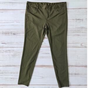 New York and Co. Army Green Skinny Pants sz 14